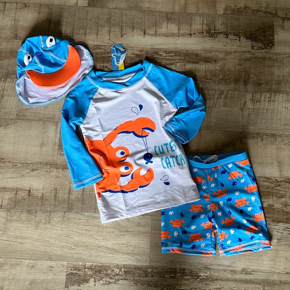 NWT 3 piece swim set